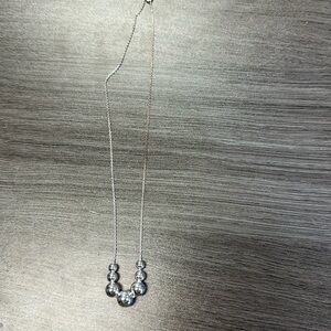 Sterling silver necklace and bracelet